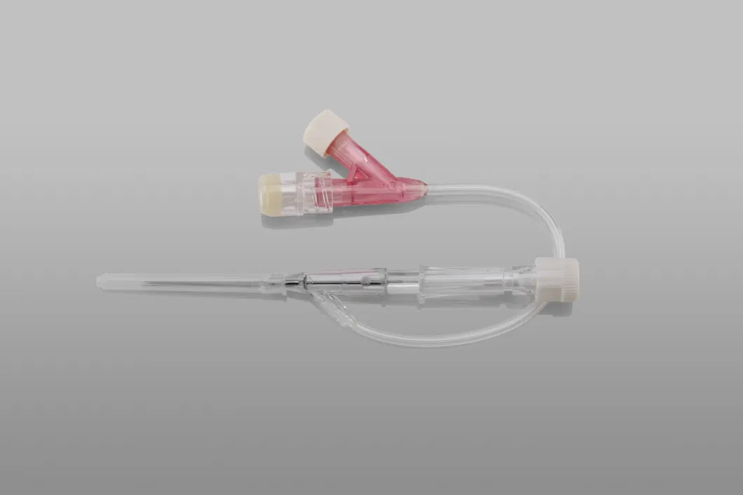 Medical Consumables IV Cannula Catheter Intravenous Catheter with Injection Port 18g/20g/22g/24G