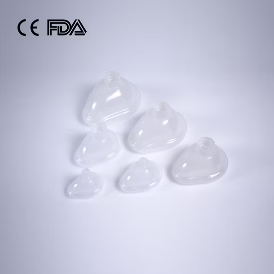 Оптовая цена для использования в больницах стерильная силиконовая многоразовая анестезиологическая маска медицинского класса